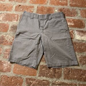 Dickies Men's Charcoal Flat Front Work Shorts size 32